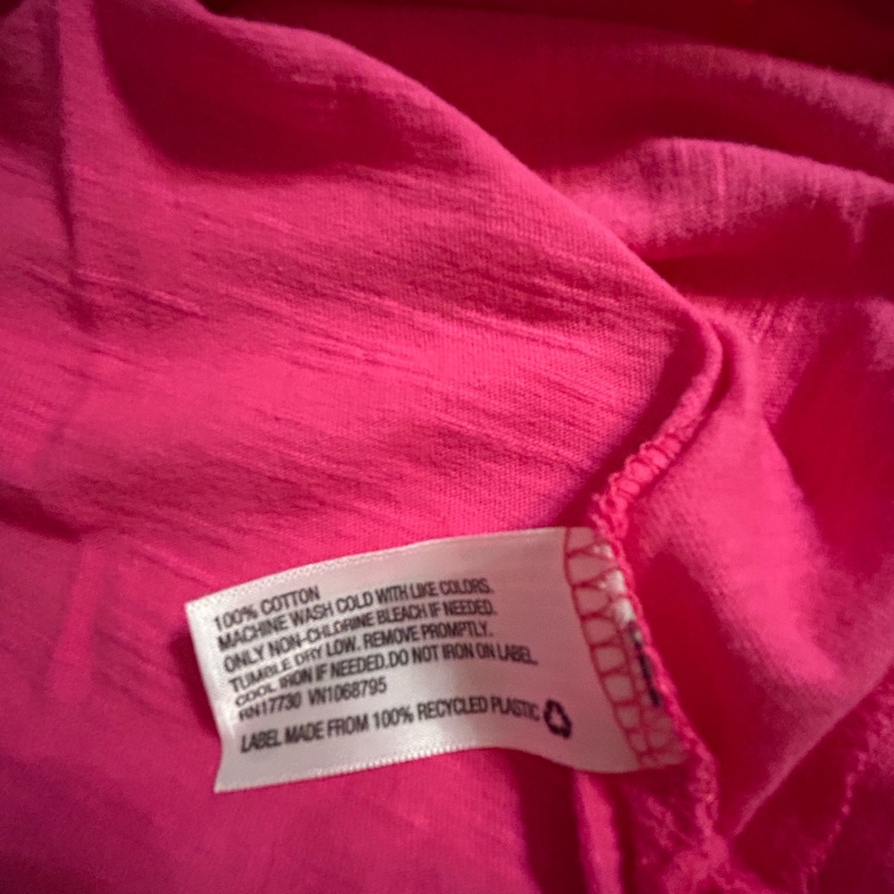 NWT XXL a new day Asymmetrical Pink Sleeveless Tank Top - Picture 3 of 4
